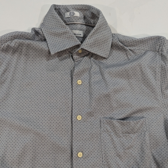 Peter Millar Constellation Sport Mens M‎ Shirt Button-Up Micro Dots Long Sleeve - Picture 2 of 6
